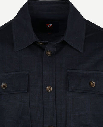 Suitable liv overshirt donkerblauw