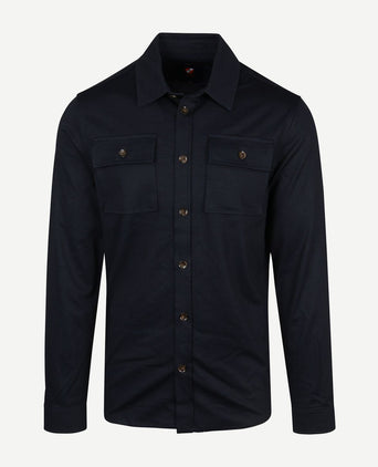 Suitable liv overshirt donkerblauw