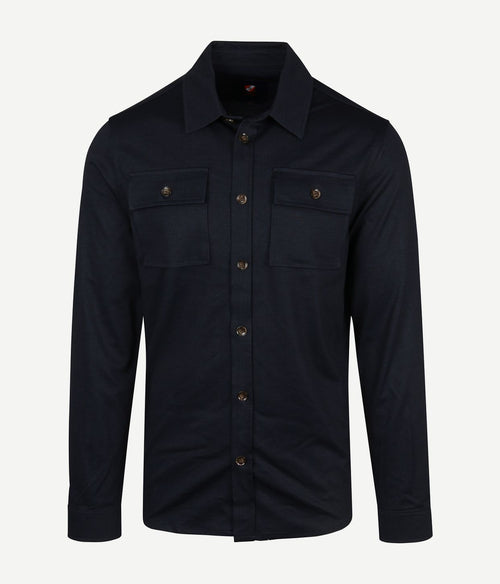 Suitable liv overshirt donkerblauw