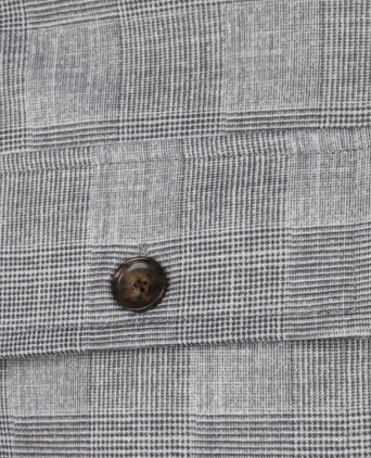 Suitable liv overshirt geruit grijs