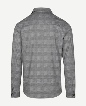 Liv overshirt geruit grijs