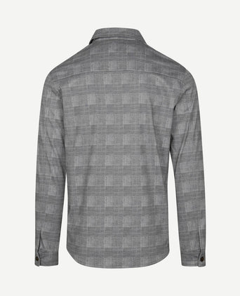 Liv overshirt geruit grijs