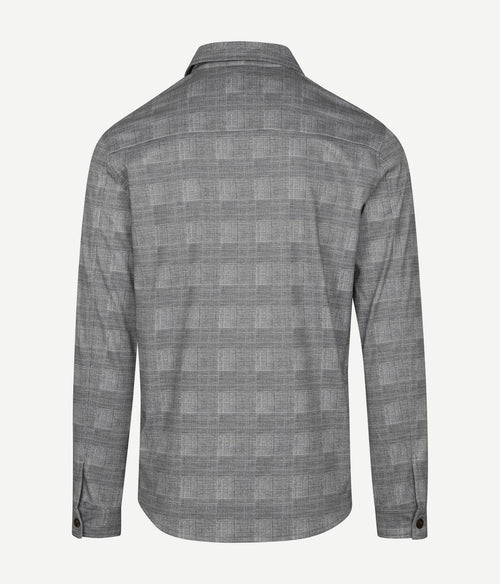 Suitable liv overshirt geruit grijs