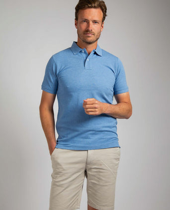 Mang poloshirt blauw