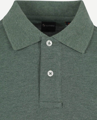 Suitable mang poloshirt groen | Slim-fit