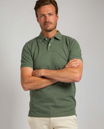 Suitable mang poloshirt groen | Slim-fit