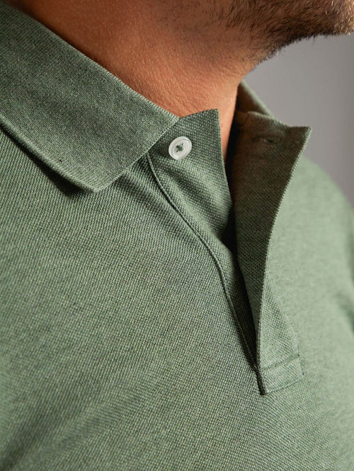 Suitable mang poloshirt groen | Slim-fit