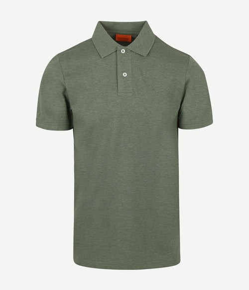 Suitable mang poloshirt groen | Slim-fit
