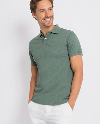 Suitable mang poloshirt groen | Slim-fit