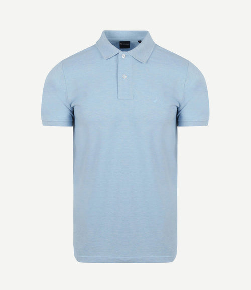 Mang poloshirt lichtblauw