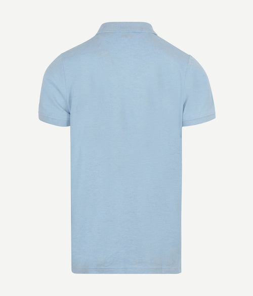 Suitable mang poloshirt lichtblauw | Slim-fit