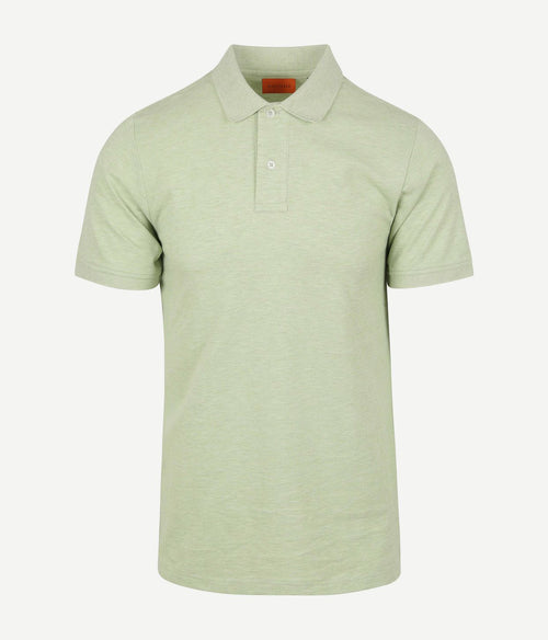 Suitable mang poloshirt lichtgroen | Slim-fit