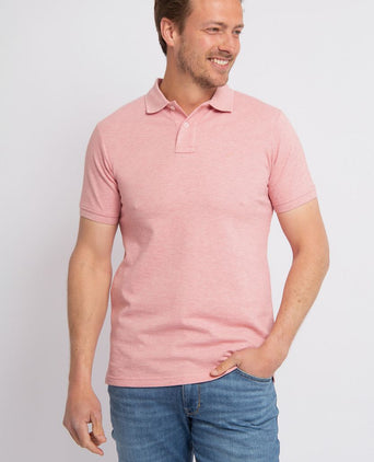 Suitable mang poloshirt roze | Slim-fit