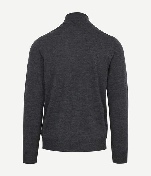 Suitable merino coltrui antraciet | Slim-fit