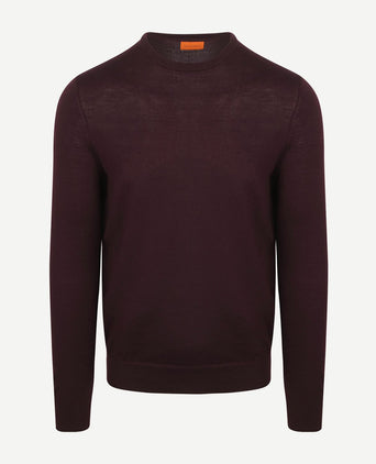 Merino pullover bordeaux