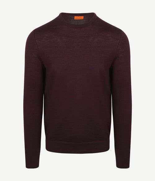 Suitable merino pullover bordeaux