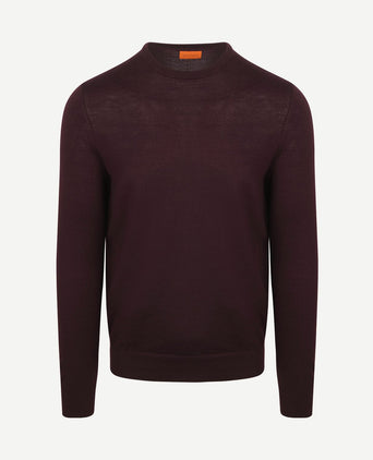 Merino pullover bordeaux