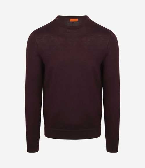 Merino pullover bordeaux
