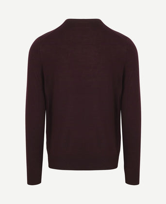 Merino pullover bordeaux