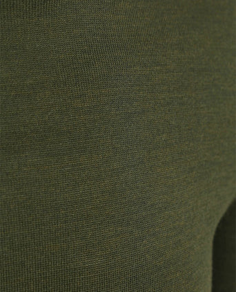 Merino pullover military groen