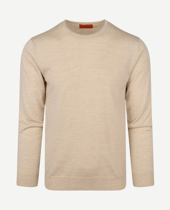 Merino pullover o beige