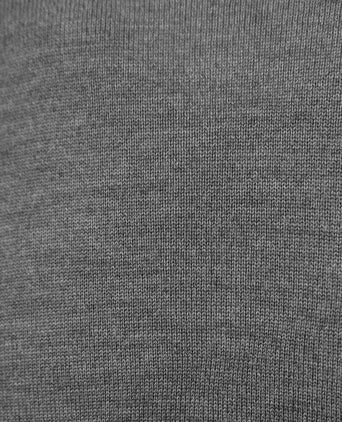 Suitable merino pullover ronde hals antraciet