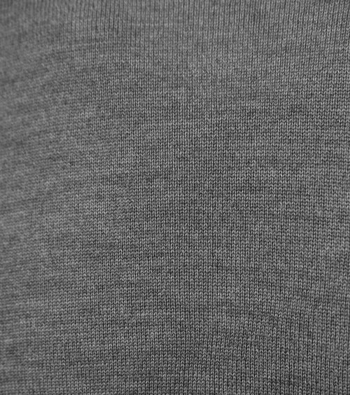 Suitable merino pullover ronde hals antraciet