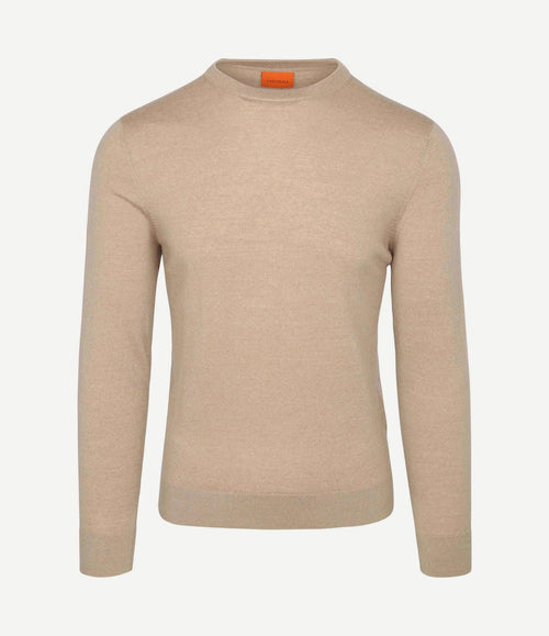 Merino pullover sand
