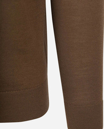 Merino pullover taupe