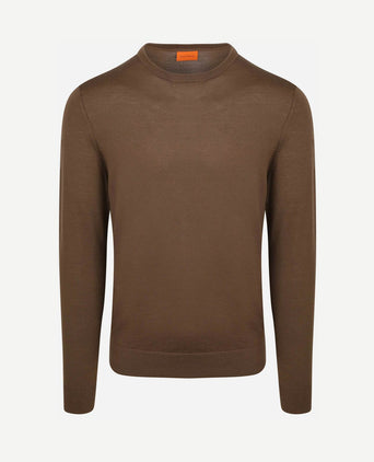 Merino pullover taupe