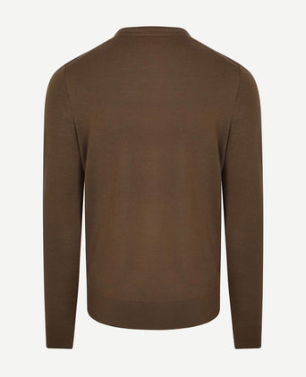 Merino pullover taupe