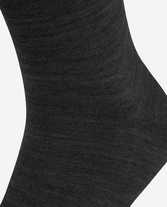 Merino sokken antraciet (2-pack)