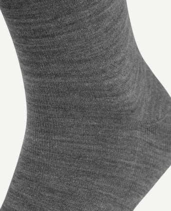 Merino sokken grijs (2-pack)