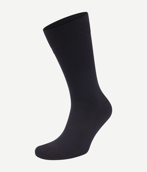 Merino sokken donkerblauw (2-pack)