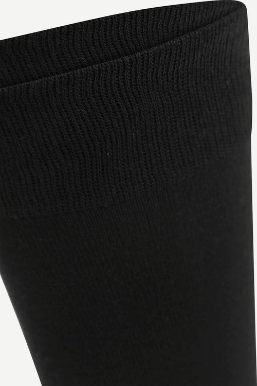 Merino sokken zwart (2-pack)