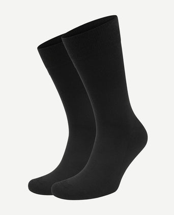 Suitable merino sokken zwart (2-pack)