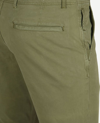 Suitable milton skinny-fit chino groen