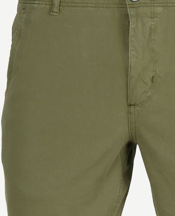 Suitable milton skinny-fit chino groen