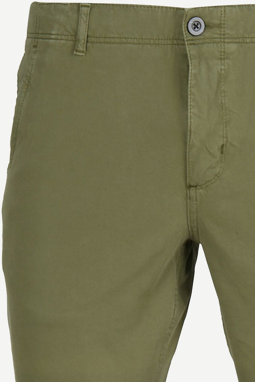 Suitable milton skinny-fit chino groen