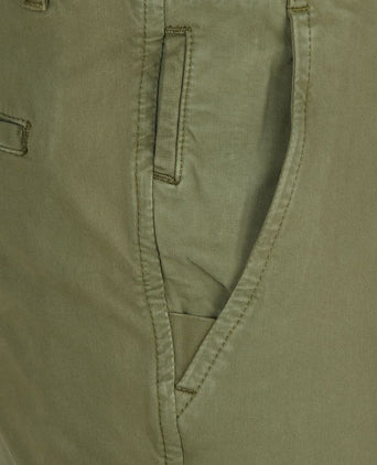 Suitable milton skinny-fit chino groen