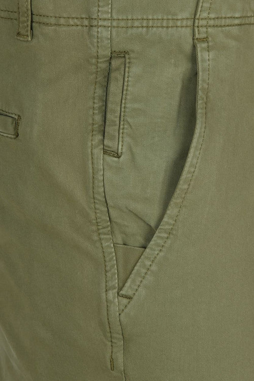 Suitable milton skinny-fit chino groen