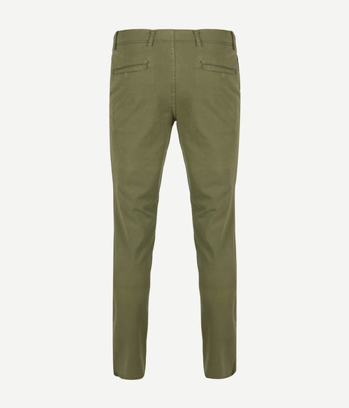 Suitable milton skinny-fit chino groen