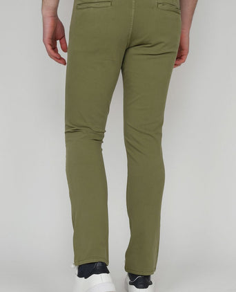 Suitable milton skinny-fit chino groen