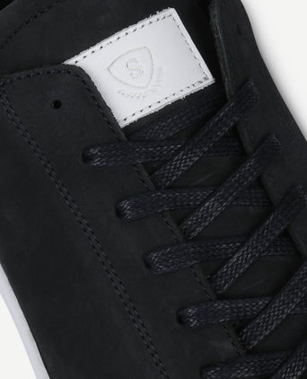 Suitable nubuck seron sneaker donkerblauw