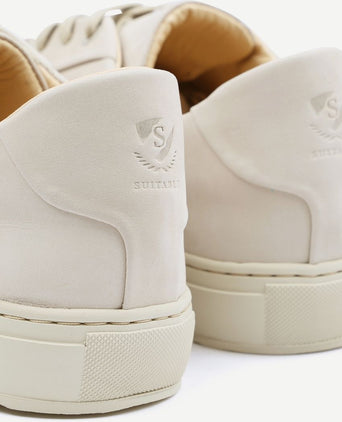 Nubuck skave sneaker beige