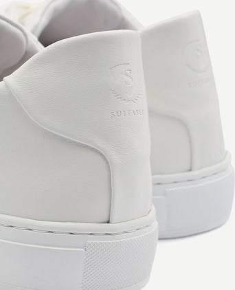 Nubuck skave sneaker wit