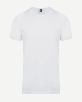 Obambo t-shirt ronde hals wit (2-pack)
