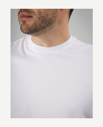 Suitable obra t-shirt hoge rond hals wit (6-pack) | Regular-fit