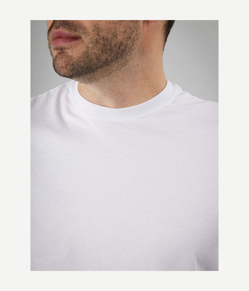 Suitable obra t-shirt hoge rond hals wit (6-pack) | Regular-fit