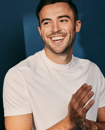 Suitable obra t-shirt hoge rond hals wit (6-pack) | Regular-fit